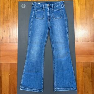 GAP Flare & Wide Leg Blue Jeans